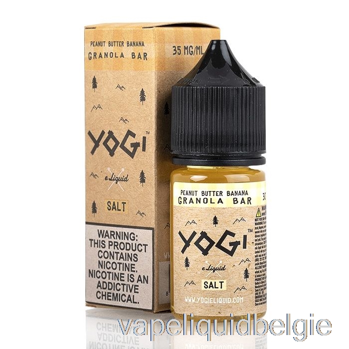 Vape Smaken Pindakaas Banaan Mueslireep - Yogizouten E-vloeistof - 30ml 35mg